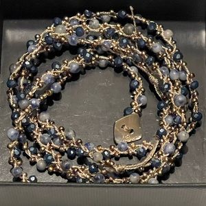 Blue Nakamol Terri Wrap Bracelet